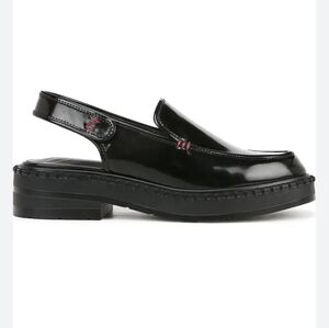 Zodiac Black Odette Western Bootie Loafers Size 9